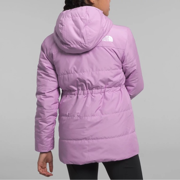 The North Face Girls' Reversible Mossbud Parka - Picture 3 of 11